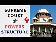 Video thumbnail for Powers and Structure of Supreme Court of India | Hindi