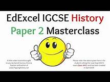 Video thumbnail for EdExcel IGCSE History (9-1) Paper 2 Exam Technique