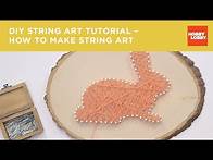 Video thumbnail for DIY String Art Tutorial – How to Make String Art | Hobby Lobby®