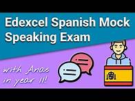 Video thumbnail for Edexcel GCSE Spanish: Speaking Exam Walkthrough