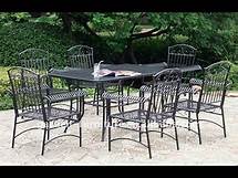 Video thumbnail for Wrought Iron Patio Furniture Sets