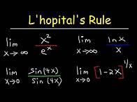 Video thumbnail for L'hopital's rule