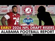 Video thumbnail for Alabama Football Rumors: ESPN’s Early 2026 NFL Draft Prospects Ft. Kadyn Proctor & More