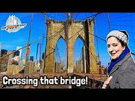 Video thumbnail for Walking across Brooklyn Bridge | A Virtual Tour