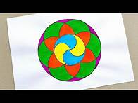 Video thumbnail for How to Draw a Geometric Circle Pattern step by step in easy way | Geometric Circle Art | Mandala
