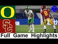 Video thumbnail for Oregon vs #13 USC Highlights | 2020 Pac 12 Championship | 2020 College Football Highlights