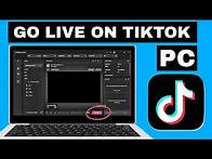 Video thumbnail for How to Go Live on TikTok Pc (2025)
