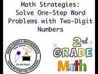 Video thumbnail for 2nd Grade Lesson 9- Solve One-Step Word Problems with Two-Digit Numbers