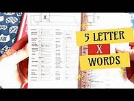 Video thumbnail for 💡 5-Letter Scrabble Words Starting with X 💭 (Boost Your Game!)