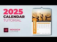 Video thumbnail for How to Create a 2025 Calendar Template InDesign