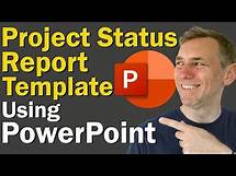 Video thumbnail for How to Make a Project Status Report Template with PowerPoint - Simple Design Tutorial