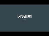 Video thumbnail for What is the EXPOSITION of a story?