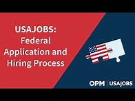 Video thumbnail for USAJOBS: Federal Application and Hiring Process