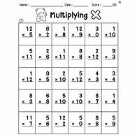 Video thumbnail for 44 Printable Multiplying Practice Worksheets. Numbers 1-12. 1st-4th Grade Math. - Etsy