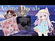 Video thumbnail for ROBLOX || Bloxburg and Royale High ~ Aesthetic Anime Decal Codes - Part 3