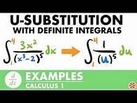 Video thumbnail for Definite Integrals Using U-Substitution Examples | Calculus - JK Math