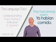 Video thumbnail for Understanding Past Perfect Indicative Tense in Spanish | The Language Tutor *Lesson 57*