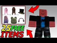 Video thumbnail for 25+ FREE ROBLOX Items in ONE Game! (Get Them All in 2025) 😮🔥