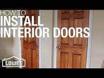 Video thumbnail for How To Install Interior Doors