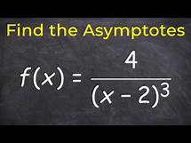 Video thumbnail for Find the vertical and horizontal asymptotes