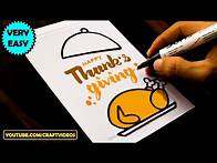 Video thumbnail for THANKSGIVING DAY CARD IDEAS | THANKSGIVING DAY DRAWING