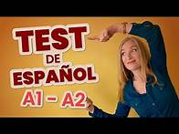 Video thumbnail for What's your Spanish level? Test for beginners: A1 and A2.