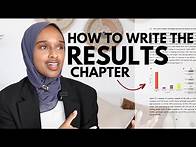 Video thumbnail for How To Write & Structure The Results Chapter | Dissertation Writing Made Easy