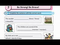 Video thumbnail for EE 5th standard English term 3 work book answers Unit 7 Be strong be brave