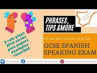Video thumbnail for GCSE Spanish Speaking Exam ROLE PLAY Past Papers recorded TOP marks AQA, 9-1 Key phrases and answers