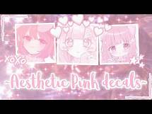Video thumbnail for Aesthetic Pink Anime decals/decal id | For Royale high and Bloxburg ( ◜‿◝ )♡