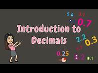 Video thumbnail for INTRODUCTION TO DECIMALS