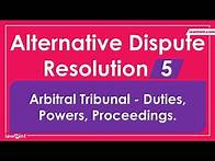 Video thumbnail for ADR Law Lecture Revision Notes - Part 5. Alternative Dispute Resolution LLB Syllabus