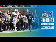 Video thumbnail for Ohio State at Northwestern | Highlights | Big Ten Football | 11/16/2024
