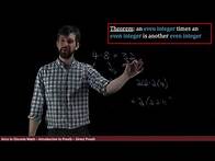 Video thumbnail for Step-By-Step Guide to Proofs | Ex: product of two evens is even
