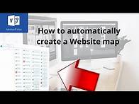 Video thumbnail for How to create a Website map using Microsoft Visio