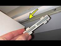 Video thumbnail for How to Replace & Install Bi-fold Door Slider Guide on a Closet Track