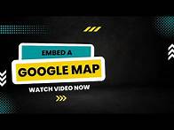 Video thumbnail for HTML & CSS - How to Embed a Google Map in Your Website