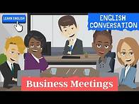 Video thumbnail for Business English Conversations | ESL Business Meeting Conversation