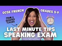 Video thumbnail for GCSE FRENCH SPEAKING EXAM TIPS (How To Revise & Get Full Marks)