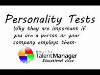 Video thumbnail for Why use Personality Tests in the Workplace?