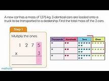 Video thumbnail for Multiplication by a 1-digit Number – Place Value Chart