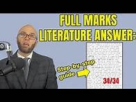 Video thumbnail for Full Marks Literature Answer: A Step-by-Step Guide