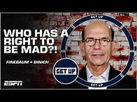 Video thumbnail for Paul Finebaum IS FURIOUS over the latest College Football Playoff Rankings?! 🍿 | Get Up