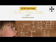 Video thumbnail for WJEC Mathematics Higher tier November 2016, non-calculator solution (Part 1)