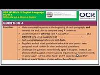 Video thumbnail for Ultimate At-a-Glance Guide to OCR GCSE English Language Paper 1