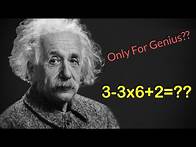 Video thumbnail for How to answer 3-3x6+2 Correctly