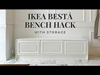 Video thumbnail for IKEA BESTA / BESTÅ BENCH HACK | EXTRA STORAGE