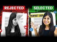 Video thumbnail for How to write the PERFECT SOP 2025! 🔥 Content, Strategies, AI Tools 🤯 Statement of Purpose