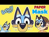 Video thumbnail for DIY Bluey paper mask | Make your own Bluey paper mask
