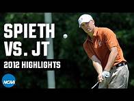 Video thumbnail for Jordan Spieth vs. Justin Thomas: 2012 NCAA golf highlights